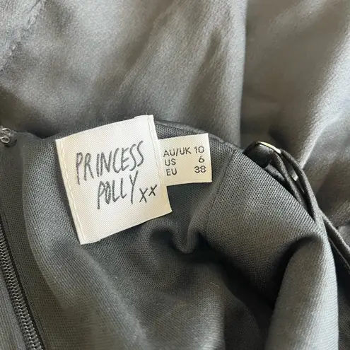 Princess Polly MAPLE MAE MINI DRESS BLACK