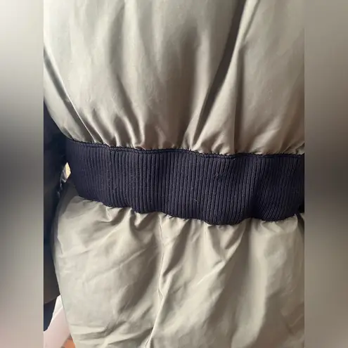 Ba&sh designer Dayma olive green and black puffer jacket size L - Image 8