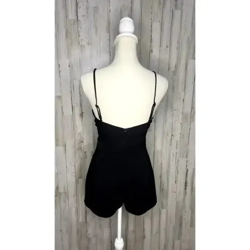 Kendall + Kylie Kendall &‎ Kylie Women's XS Black Tie-Front Sleeveless Romper Casual