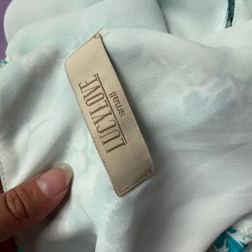 Lucy Love Blue and White Floral "Charlotte" Shift Dress