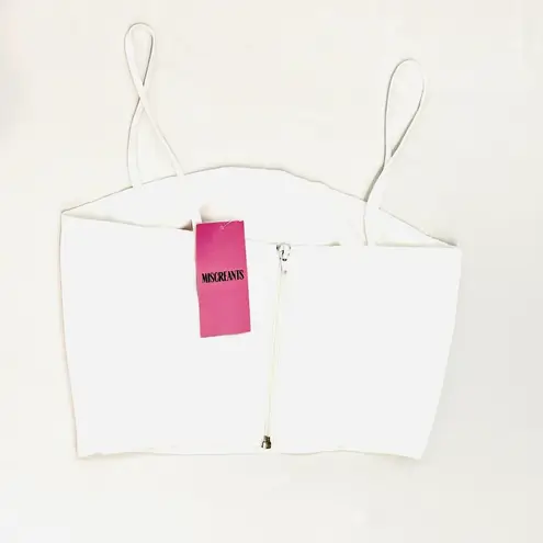 Miscreants London NWT White Silky Corset Top - 6