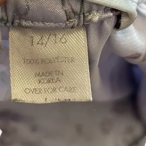 Cacique Y2K Purple Silky Satin Cottagecore Whimsygoth Boho Floral Casual Shorts