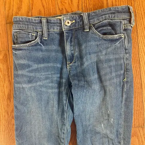 Pilcro and the Letterpress Anthropologie Distressed Slim Boyfriend Jeans Size 25