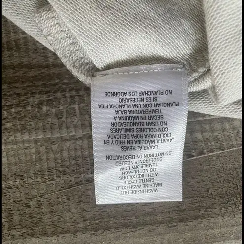 Nicki Minaj Crop Top Sweatshirt Gray Size Medium