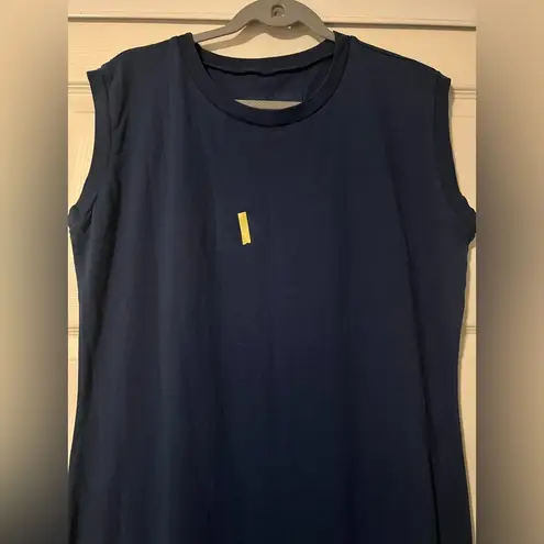 Frank & Eileen $178 Cory Vintage Muscle Tee Maxi Jersey Dress Deep Blue RARE (B) Size XL