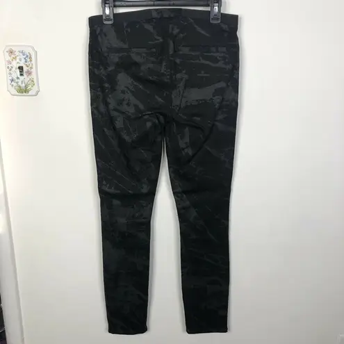 Helmut Lang Black Camo Jegging Skinny Stretch