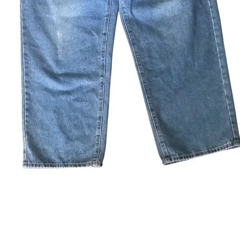 High Rise Barrel Jeans with an Elastic Drawstring Waist. Size XXL Blue - Image 4