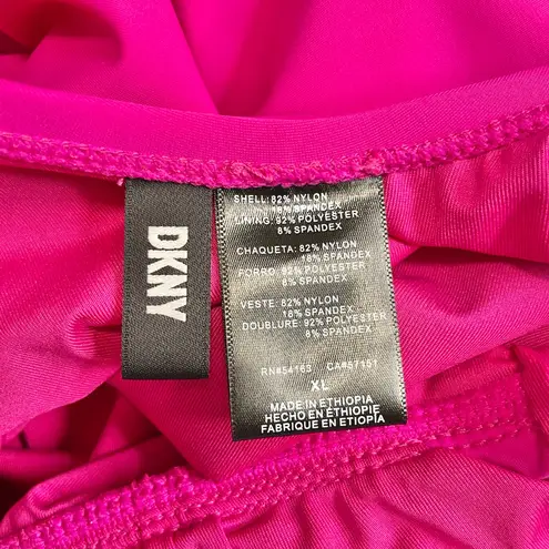 NWT - DKNY - Women’s Pink Tankini Swim Suit Set - Size X Large