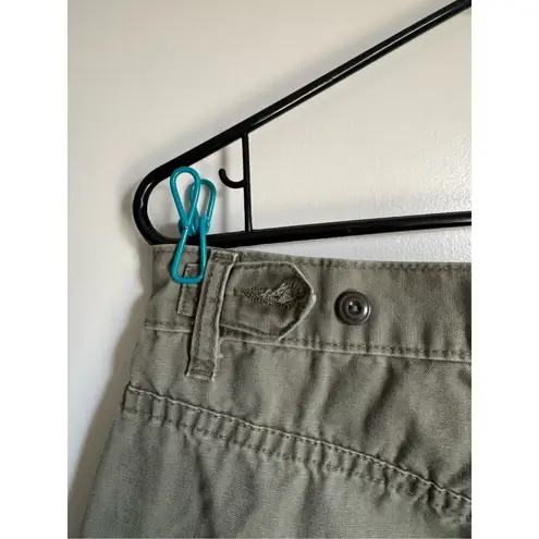 Vintage Levis 100% Cotton Green Full Length Baggy Cargo Carpenter Jeans sz 34/32