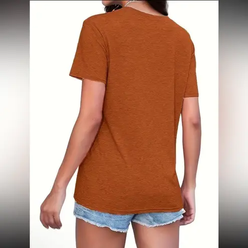 None Greatful thankful blessed graphic fall tee shirt