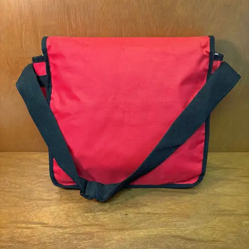 New York University NYU Red and Black Messenger Bag