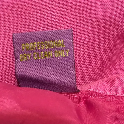 CJ Laing Linen Lined Skirt W/Embroidered Frogs Size 12