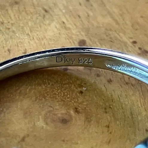 Natural Smoky Quartz Sterling Silver Solitaire Ring Size 10