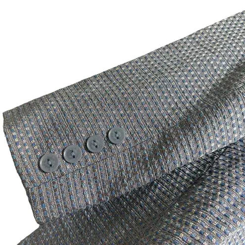 via spiga red label pink purple woven peacoat jacket size 10