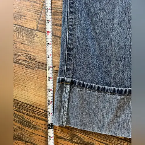 Zena Blue Ankle Cropped Jeans Classic Style Size 12