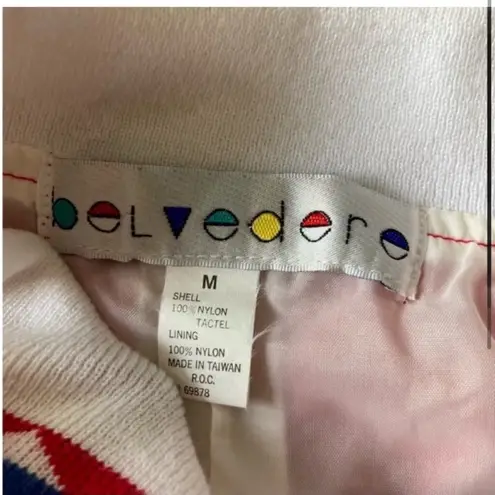 80s Belvedere Windbreaker or Track Jacket Red Size L