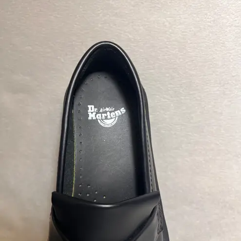 Dr. Martens  Leather Platform Tassel Loafers Black Smooth Unisex  Size 8W-7M
