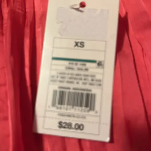 A New Day New Day Coral pleated skirt