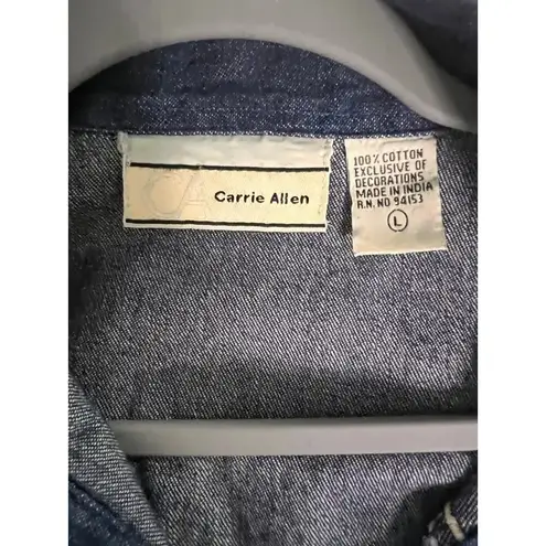 Carrie Allen Jacket Size L Blue Size L