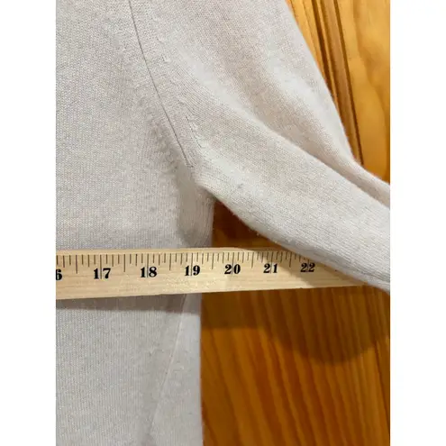 James Perse Cashmere Cardigan Sweater Size 2 Beige Open Front Luxury Knit