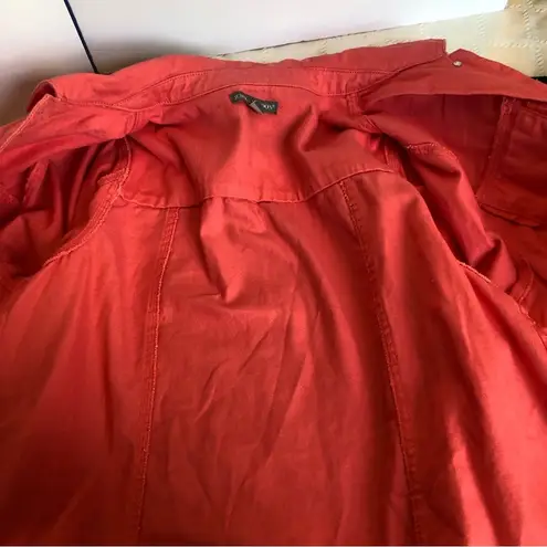 Jessica London Vintage Pink Coral Denim 2 Piece Set Jacket & Jeans Size 12-14