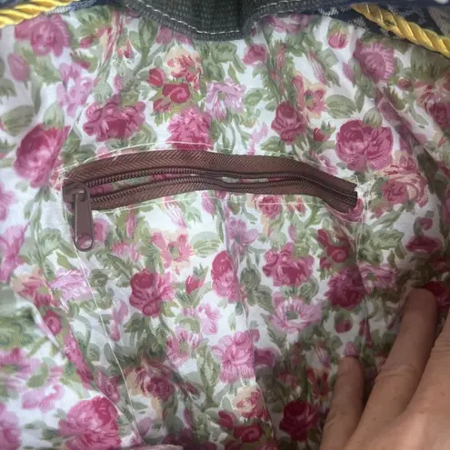 Source Unknown Backpack Aztec Print Southwestern Drawstring Cinch Boho Side Pouches - Image 11