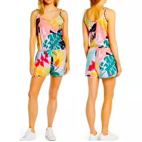 Adidas Originals Tropicalage Short Romper size Large Yellow