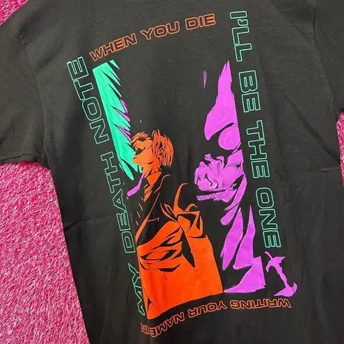 Death Note Write Your Name Light Yagami & Ryuk Women’s Tee L