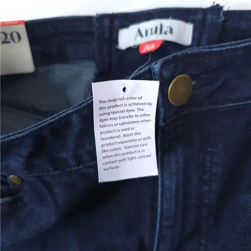 Arula Jeans Womens 20 High Rise Flare Raw Hem Bareback Boho Festival 70s Y2K Blue Size undefined