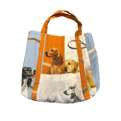 Dog Multiple Breed Denim Tote Bag Homemade