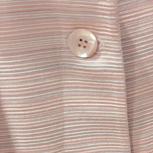 Rena Rowan NWT Pastel Pink Striped Blazer Lined 14