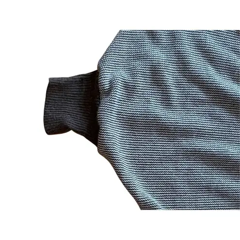 Beulah Vintage Striped Brown & Tan Short Sleeve Cardigan Wool Blend Sweater M/L