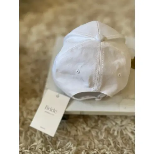 None NWTs White Bride Baseball Cap Honeymoon Bridal Bachelorette Wedding Engagement