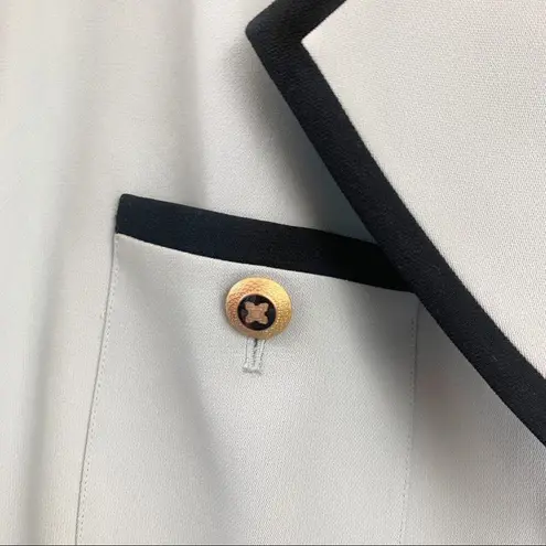 Jacqueline Ferrar Vintage 4 Button Power Blue Blazer