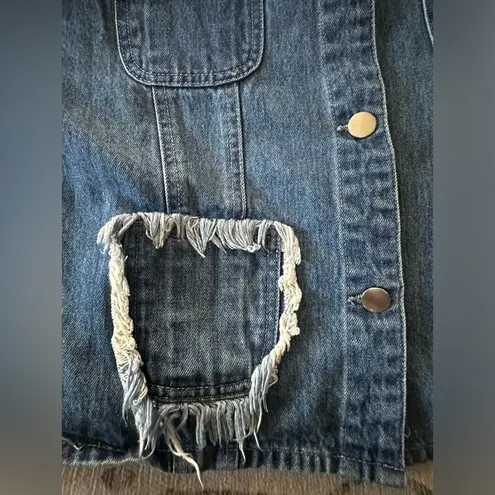 Samantha Sipos Gingham Collar Embroidered "Girls"
Denim Jacket Size Medi… Blue Size M