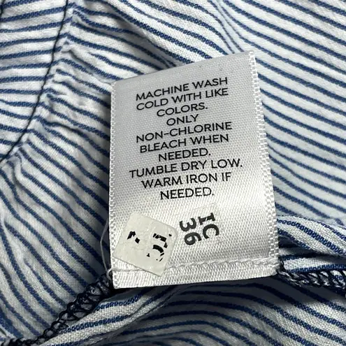 Westport | Seersucker Tassel Front Blue & White Lightweight Jacket Topper | XL