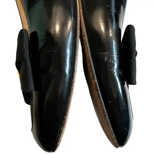 Salvatore Ferragamo for Saks Fifth Avenue Patent Princess Heel Pumps, Sz 8AAA