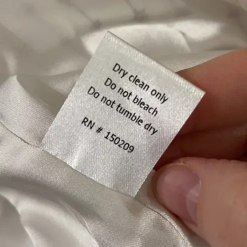 La Ligne Stars and Stripe tie dress white midi size XS