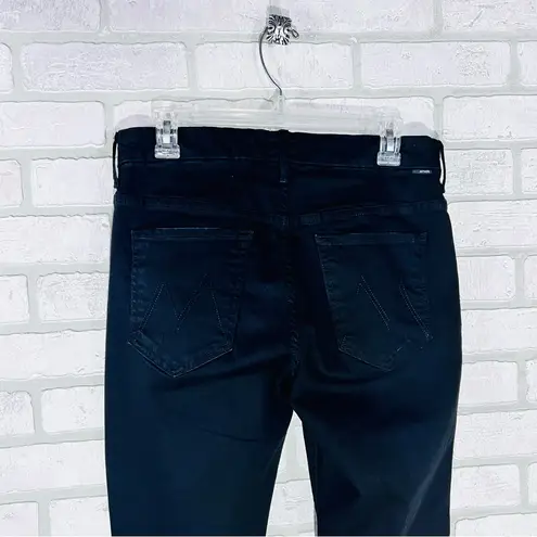 MOTHER High Waisted Looker Jeans in Not Guilty Wash Size 31 Black