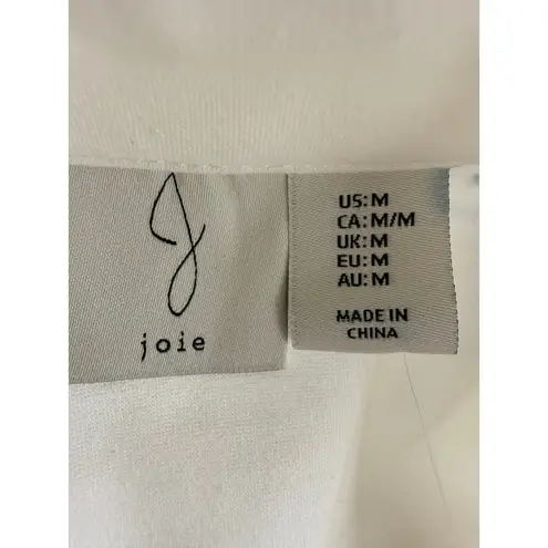 Joie  White Sleeveless Blazer Vest with Gold Buttons – Size M – NWT