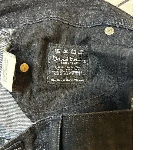 David Kahn Jeanswear Dark Denim Waist 25 26 Siouxsie Ankle