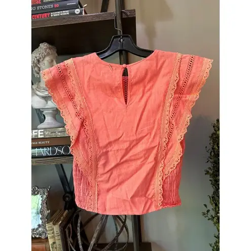 MISA Los Angeles Nilu Top & Banu Skirt Coral Womens Size XS