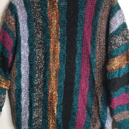 Jaclyn Smith Vtg wild abstract bedazzled Cardigan size small y2k cute