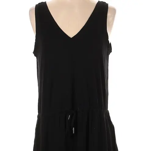 Sweaty Betty London Take It Easy Dress Black Drawstring Drop Waist Size XS