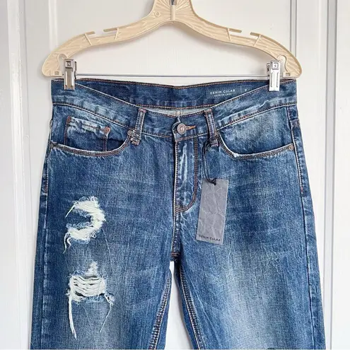 Denim Colab • #3A10 Byron Boyfriend jeans loose fit straight distressed faded - Image 3