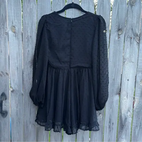 Kiss the Sky Puff Sleeve V-Neck Romper