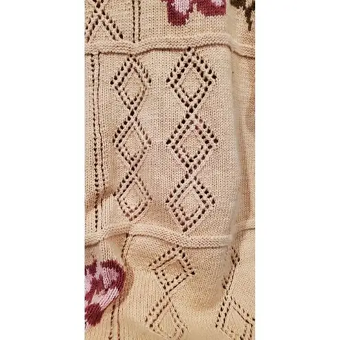 Leslie Fay Petite Vintage Beige Sweater