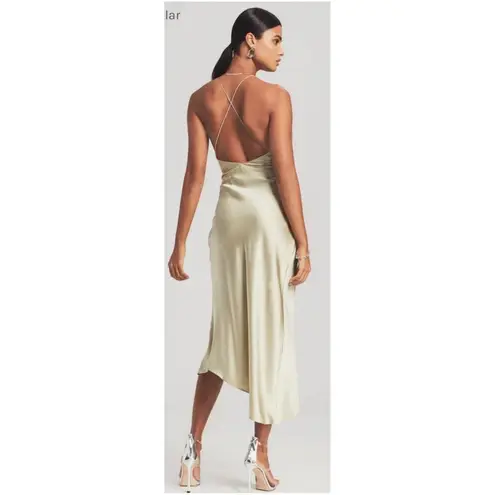 NWT Ser.o.ya Emma Midi Silk Dress in
Sage Sz Small $395‎ Green