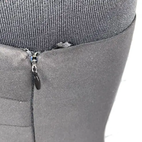 JS Boutique one shoulder rouched dress w/sequin appliqué black sz 6