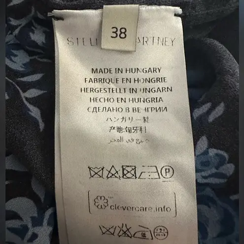 Stella McCartney  Long-Sleeve Floral-Silk Blouse